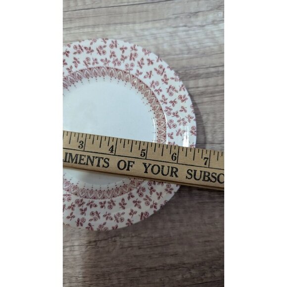 English Ironstone Tableware Provence Red Bread & Butter Plate set of 3 - Picture 3 of 8